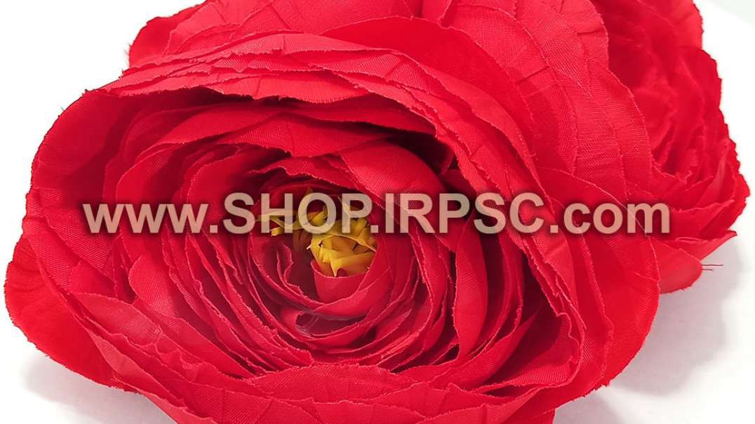 ⁣سرگل آنوما مصنوعی سوپر قرمز | گل آنوما قرمز | گل مصنوعی