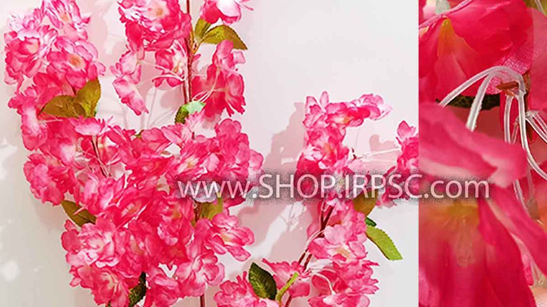 ⁣گل مصنوعی شکوفه هلو بنفش | فروشگاه ملی پخش شاخه گل مصنوعی به صورت خرید اینترنتی