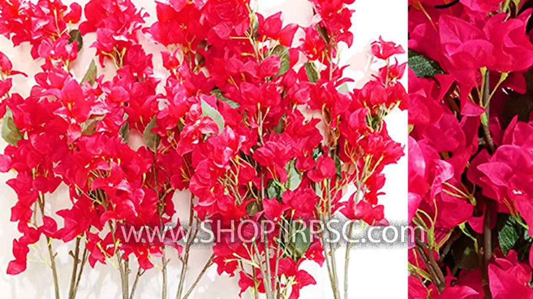 ⁣شاخه گل مصنوعی قرمز لوکس با بالاترین کیفیت و قیمت مناسب