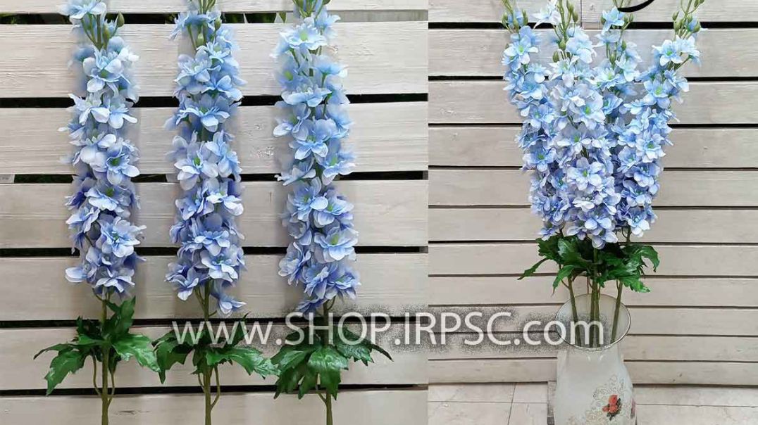 شاخه گل مصنوعی شببو آبی رنگ پخش از فروشگاه ملی