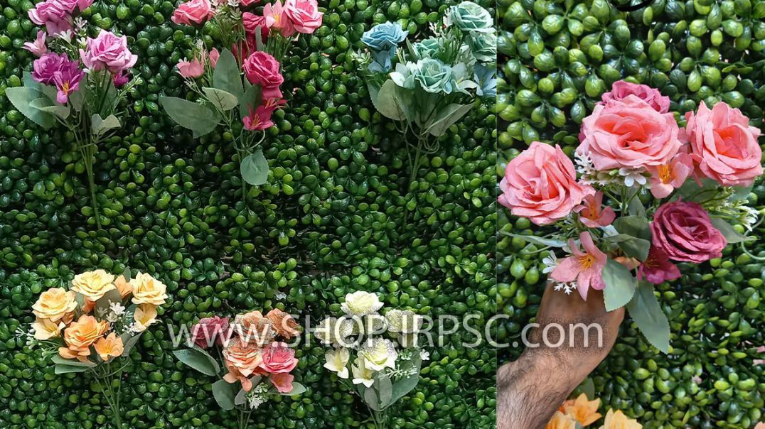 بوته گل مصنوعی رز پخش از فروشگاه ملی
