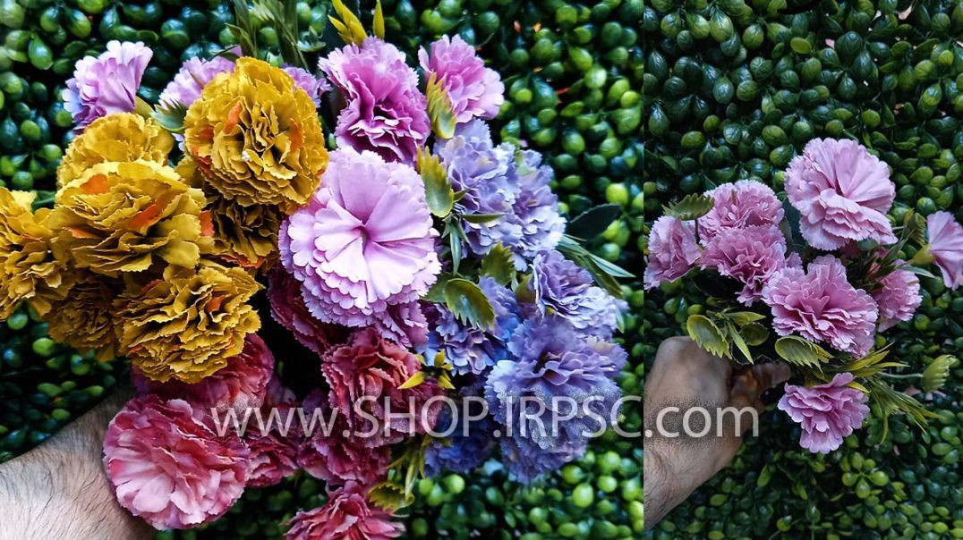 بوته گل مصنوعی میخک پخش از فروشگاه ملی