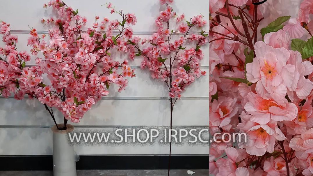 شاخه گل مصنوعی گیلاس مدل 7 شاخه پخش از فروشگاه ملی