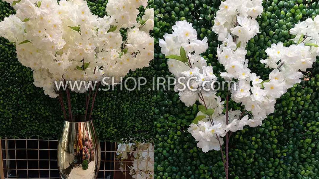 ⁣شکوفه مصنوعی گیلاس سفید رنگ پخش از فروشگاه ملی