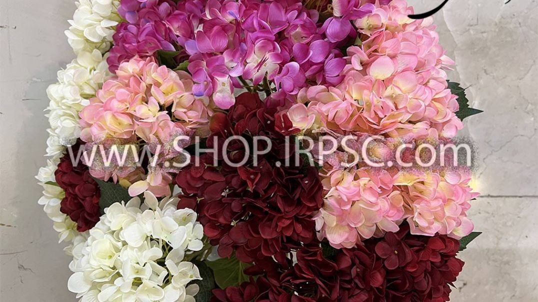 ⁣شاخه گل مصنوعی آرتانزیا در 4 رنگ بندی کیفیت درجه یک پخش از فروشگاه ملی