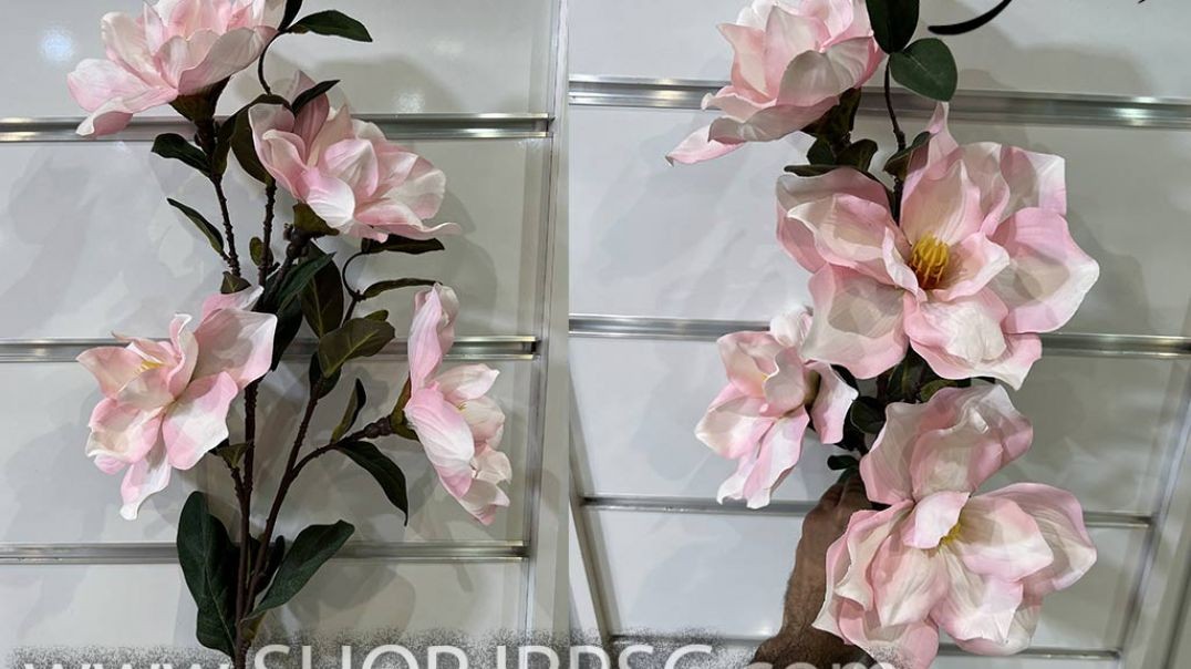 ⁣شاخه گل مصنوعی مدل مگنولیا پخش از فروشگاه ملی