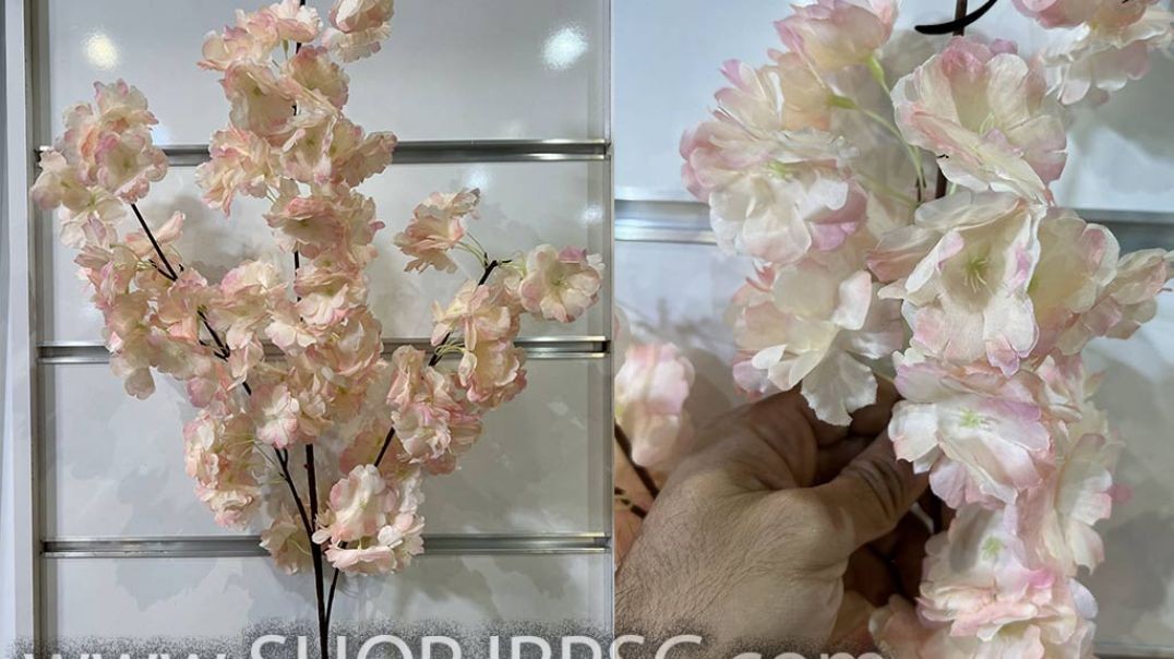 ⁣شاخه شکوفه مصنوعی هلو پخش از فروشگاه ملی رنگ گلبهی
