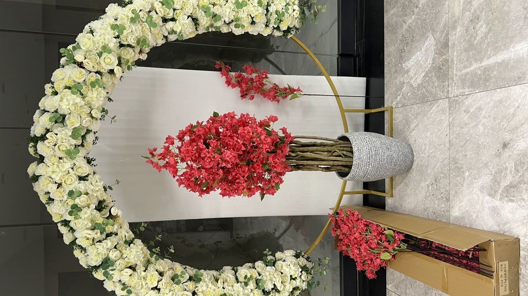 ⁣درختچه مصنوعی مدل گل کاغذی | فروشگاه ملی