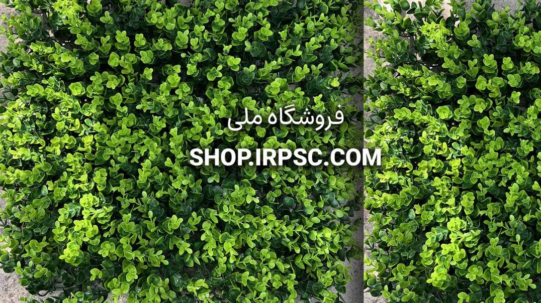 ⁣پنل دیوار سبز مصنوعی نیلوفری | فروشگاه ملی