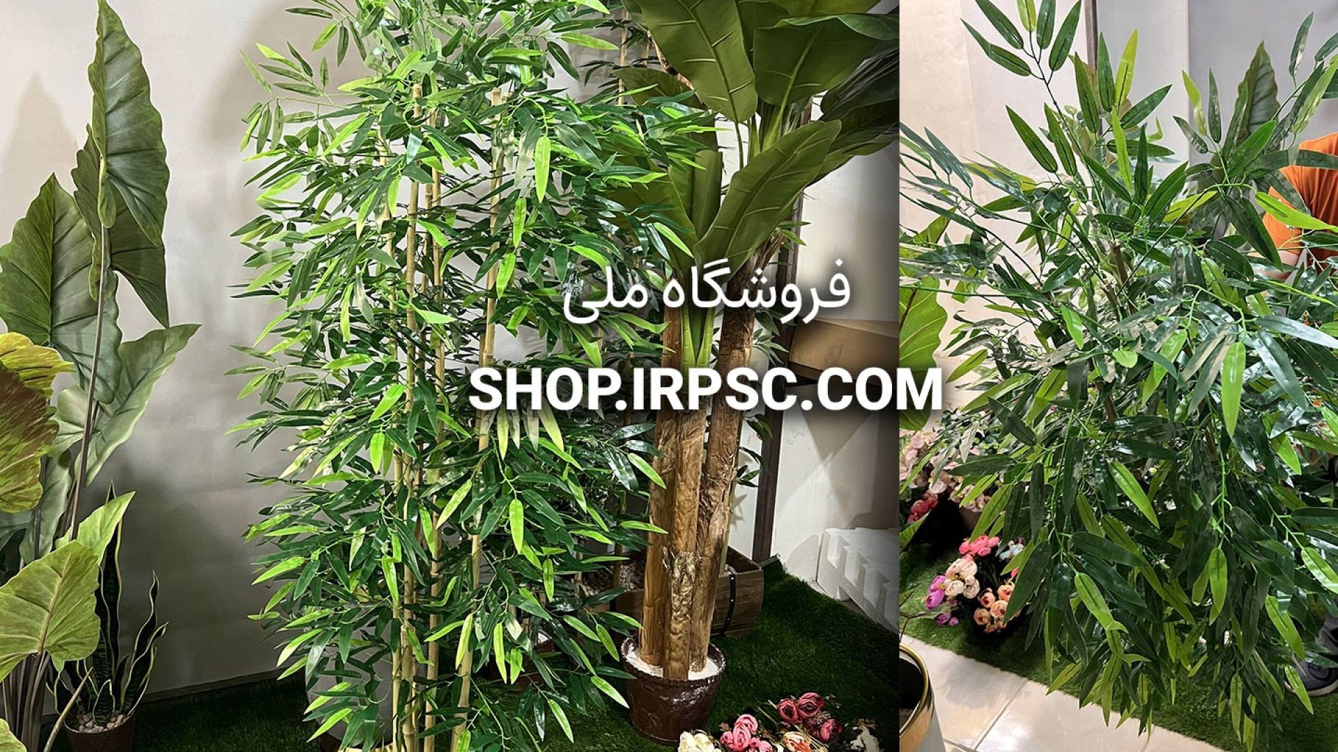 ⁣درختچه مصنوعی بامبو خیزران | فروشگاه ملی