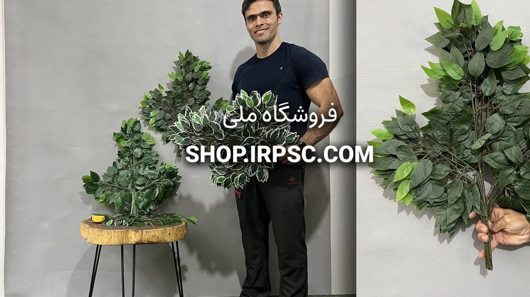 ⁣برگ مصنوعی بنجامین رنگ شاخه قهوه‌ای | فروشگاه ملی