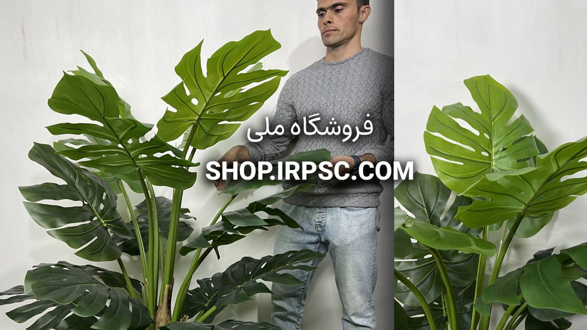 ⁣درختچه مصنوعی برگ انجیری 1.9 متری 15 برگ | فروشگاه ملی