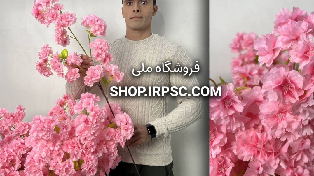 ⁣⁣شاخه شکوفه مصنوعی به ژاپنی صورتی | فروشگاه ملی