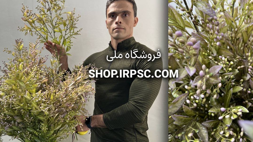 ⁣شاخه برگ مصنوعی به لیمو سبز یاسی | فروشگاه ملی