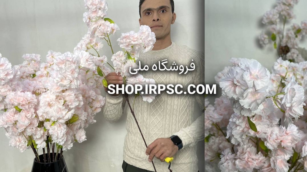 ⁣⁣شاخه شکوفه مصنوعی به ژاپنی گلبهی | فروشگاه ملی