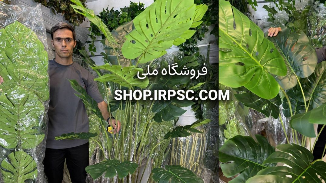 ⁣درختچه مصنوعی برگ انجیری ۱۷۰ سانتی با ۱۲ برگ بزرگ